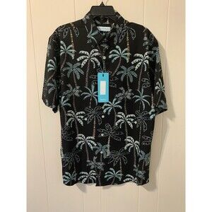 Caribbean Isle Breeze Performance Mens Size Large L Shirt Short Sleeve UPF50 NWT